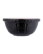 image shows Mason Cash Color Mix Collection S12 (4.25 Qt) Mixing Bowl | Black against a blank, white background
