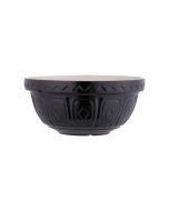  image shows Mason Cash Color Mix Collection S24 (2.15 Qt) Mixing Bowl  | Black] against a blank, white background