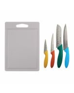 Viners Vivid Knife Set with Chopping Board | 4-Piece