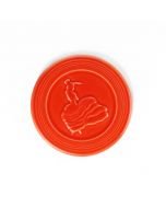 Fiestaware 6” Ceramic Trivet - Poppy Orange (0443338)