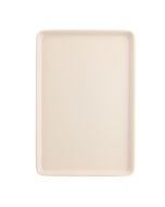 image shows Trudeau Resistall 11" x 17" Baking Sheet | Beige  against a blank, white background