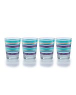 Fiesta® 15oz Double Old Fashioned Glasses (Set of 4) | Desert Stripes
