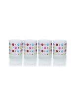 Fiesta® 14oz Double Old Fashioned Glasses (Set of 4) | Multicolor Dots
