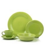 Fiesta Dinnerware 5-Piece Place Setting & Tableware Set: Lemongrass Green, 0830332
