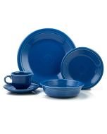 Fiesta Dinnerware 5-Piece Place Setting & Tableware Set: Lapis Blue Color, 0830337