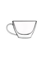 Luigi Bormioli Thermic Double Wall Glassware: 2pc Cappuccino Set (13oz)