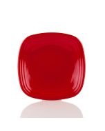 Square Luncheon Plate (9 1/4") from Homer Laughlin Fiesta Dinnerware: Scarlet Red, 920326