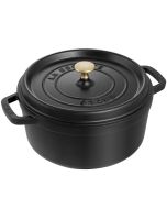 Staub 4 Qt. Round Dutch Oven | Matte Black