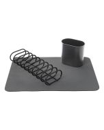 Cuisipro Dish Rack Set | Charcoal