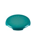 image shows Le Creuset Signature Cast Iron Trivet, 8.8 in. - Blue Riviera  against a blank, white background