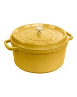 Staub 7 Qt. Round Dutch Oven | Citron