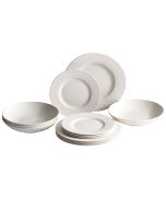 Villeroy & Boch Manufacture Rock 12-Piece Dinnerware Set | Blanc