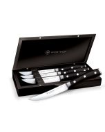 Wusthof Classic Ikon 4-Piece Steak Knife Set with Wood Box