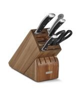 Wusthof Classic IKON 6-Piece Starter Knife Block Set | Acacia