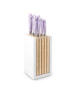  8-Piece Knife Block Set Purple Yam