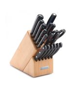 Wusthof Gourmet 18-Piece Knife Block Set | Natural