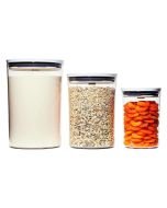 OXO POP 2.0 Round Canister Set | 3-Piece