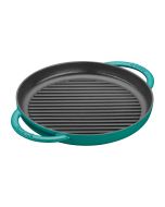 Staub 10" Round Double Handle Pure Grill | Turquoise