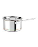 All-Clad Copper Core Stainless Steel Saucepan | 4 Qt.
