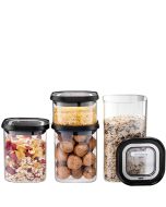 GEFU 4 Piece Glass Food Storage Container Set 