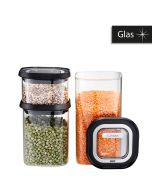 GEFU 3 Piece Glass Food Storage Container Set