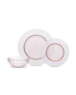 Fortessa Archie Collection 12-Piece Dinnerware Set (Pink)