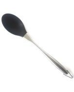 Stainless Steel and Silicone Solid Spoon