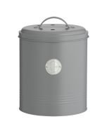 Typhoon | Living Collection Grey Compost Caddy 