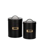 Typhoon Otto Storage Containers (Set of 2) - Black
