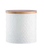 Typhoon Embossed White Bread Bin