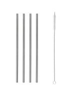 Typhoon | PURE Color Collection Metal Straws & Brush (Set of 4)