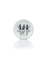 Trio of Skeletons Halloween Plate - 146141408 Fiesta