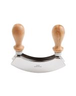 Double Mezzaluna Rocking Chopper / Mincer with Beechwood Handles - 14813 Fante's Aunt Marisa