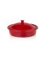 Fiesta® Ceramic Tortilla Warmer - Scarlet