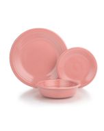 Fiesta® 12-Piece Classic Rim Dinnerware Set | Peony