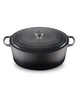 Le Creuset 15.5 Qt. Oval Signature Dutch Oven with Stainless Steel Knob | Oyster Grey