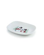 Fiesta® 11.75" Rectangular Platter | Snowman & Snowlady
