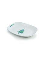 Fiesta® 11.75" Rectangular Platter | Blue Christmas Tree
