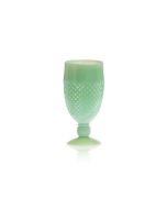 Bormioli Rocco 335945GRS021524 Romantic Stemware Glass, Set of 4, 10.75 oz, Pastel Green