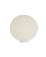 Fiesta® 8.5" Pumpkin Shaped Plate | Linen  against a white background