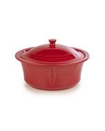 Fiesta® 90oz Large Covered Casserole Dish | Scarlet
