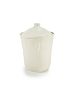 Fiesta® 2 Qt. Medium Chevron Canister (Linen) against a clean white background