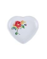 Fiesta® 9" Heart Plate | Floral Bouquet

