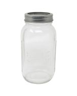 Roots & Harvest Pint Regular Mouth Canning Jars - Pack of 12 
