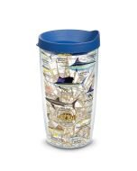 Tervis® 16oz Double-Walled Insulated Tumbler with Lid | Guy Harvey® Charts