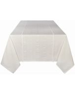 Danica Heirloom 60" x 90" Woven Tablecloth with Tassels | Blanca