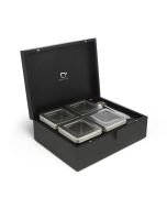 Bredemeijer Teabox With 4 Canisters And Spoon | Black