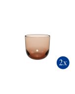 Villeroy & Boch 9.25oz Like Water Glasses (Set of 2) | Clay