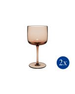 Villeroy & Boch 9oz Like Wine Glasses - Clay (Set of 2)