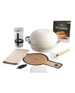 image shows Nordic Ware Basic 9-Piece Simply Sourdough Bread Making Kit against a blank, white background